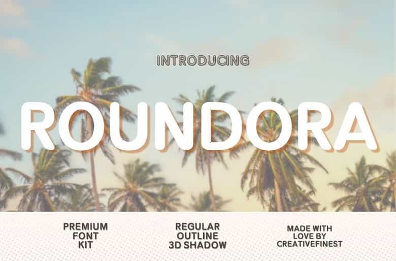 Roundora Font Image 1