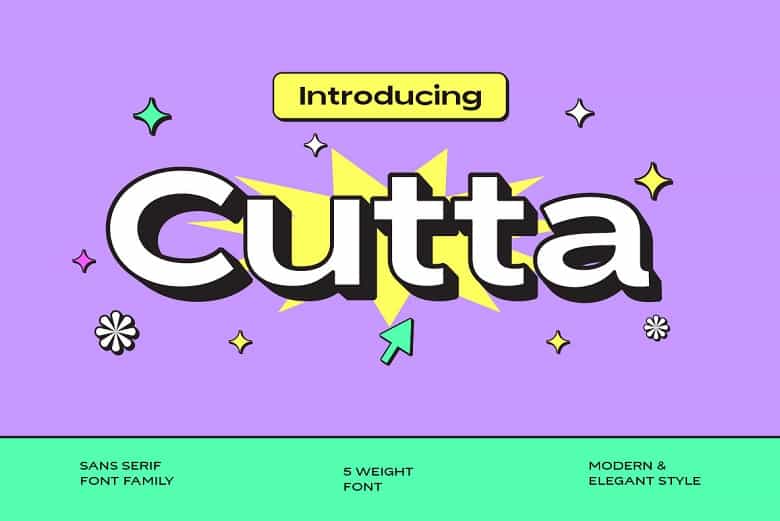 Cutta Font Family Image 1