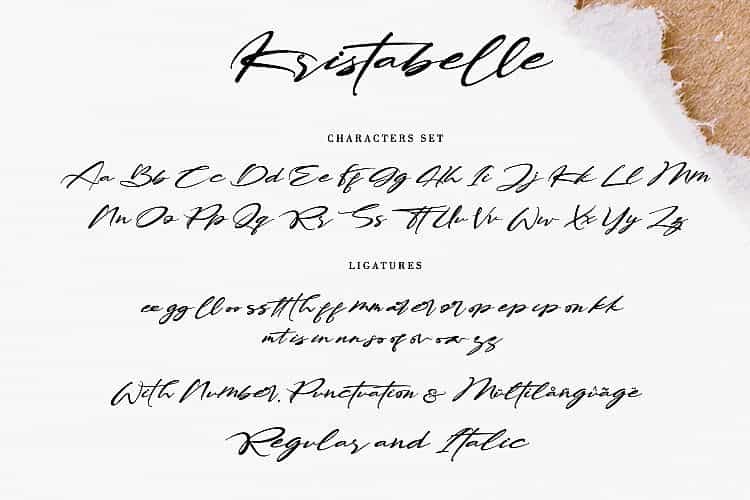 Kristabelle Script Font Image 4