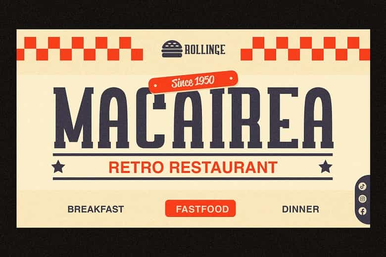 Rollinge Font Image 2