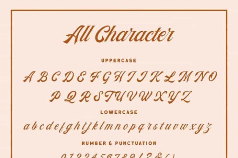 Kingdrops Calligraphy Font Image 3