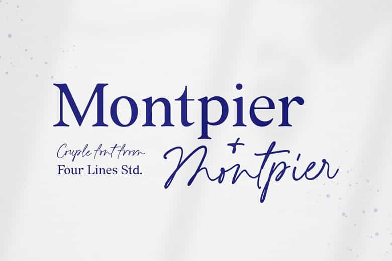 Montpier Font Duo Image 1