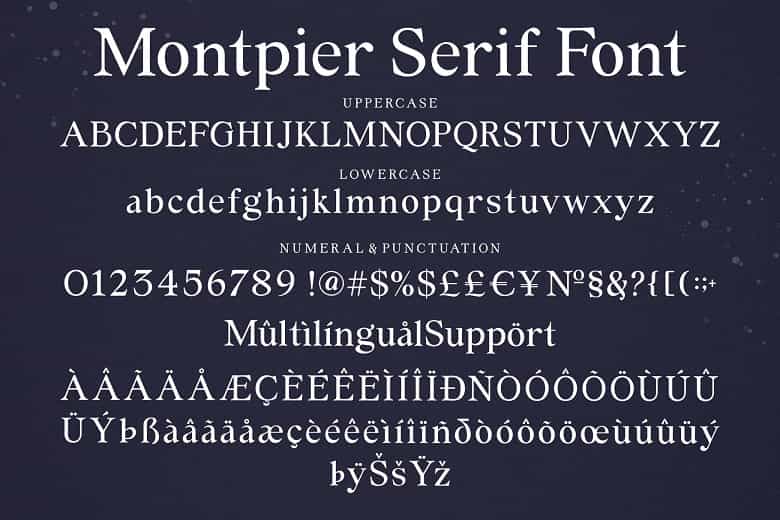 Montpier Font Duo Image 2