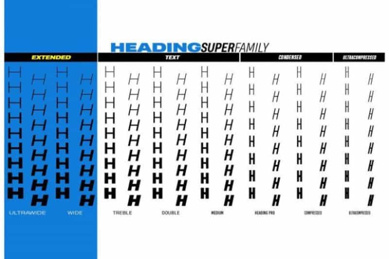 Heading Pro Wide Font Family Image 2