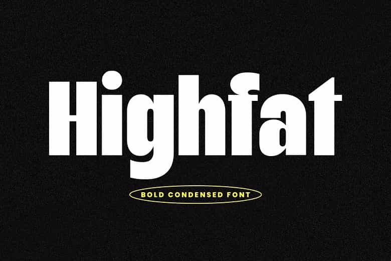 Highfat Font Image 1