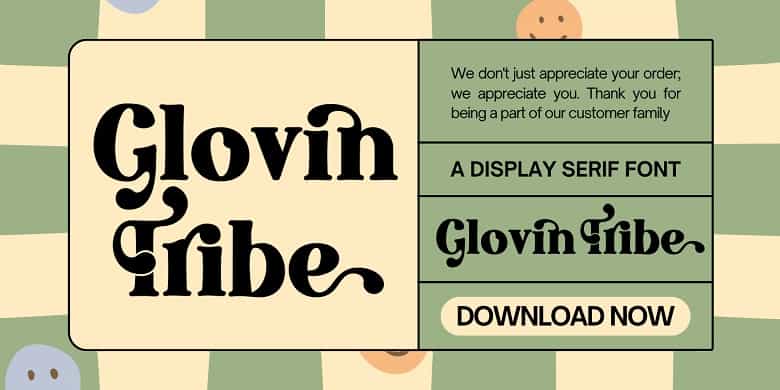 Glovin Tribe Font Image 1