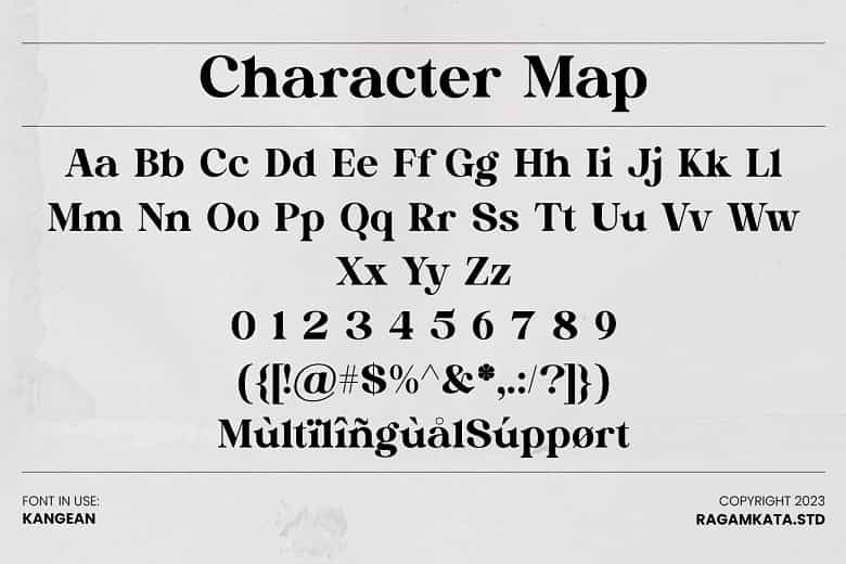Kangean Font Image 3