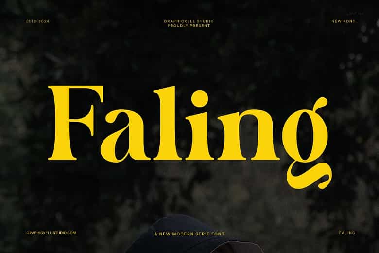 Faling Font Image 1