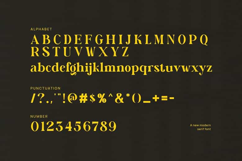 Faling Font Image 3