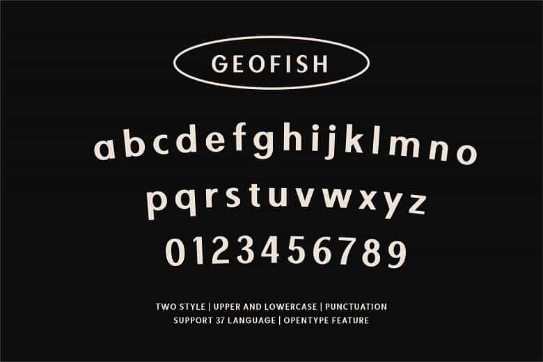 Geofish Font Image 3