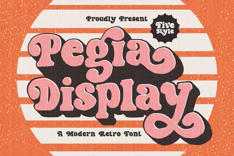 Pegia Display Font Family Image 1