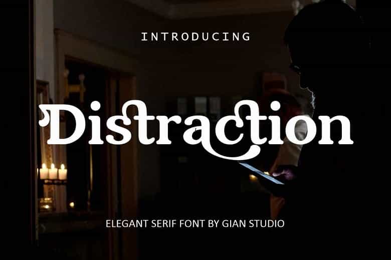 Distraction Font Image 1