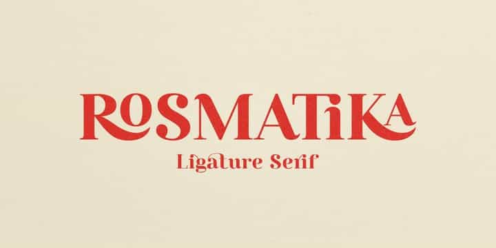 Rosmatika Serif Font Family Image 1