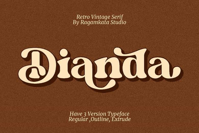 Dianda Font Image 1