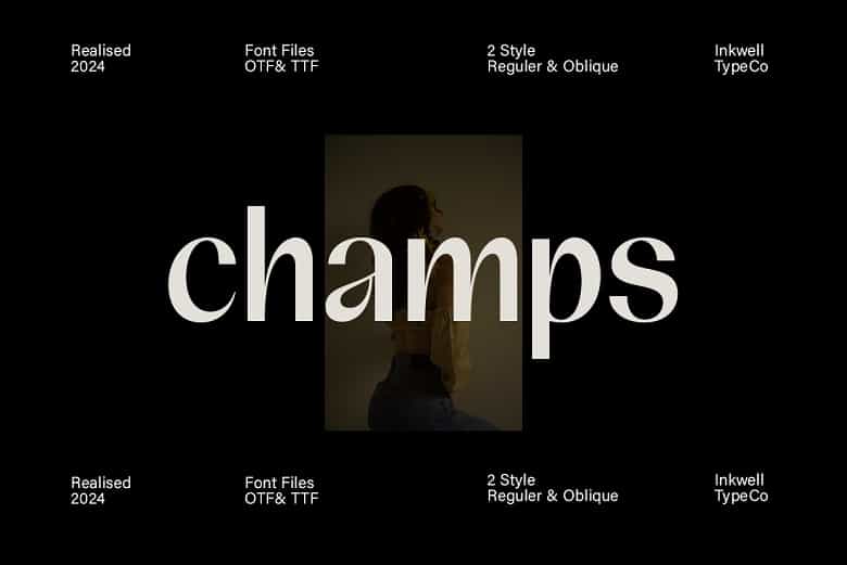 Champs Font Image 1