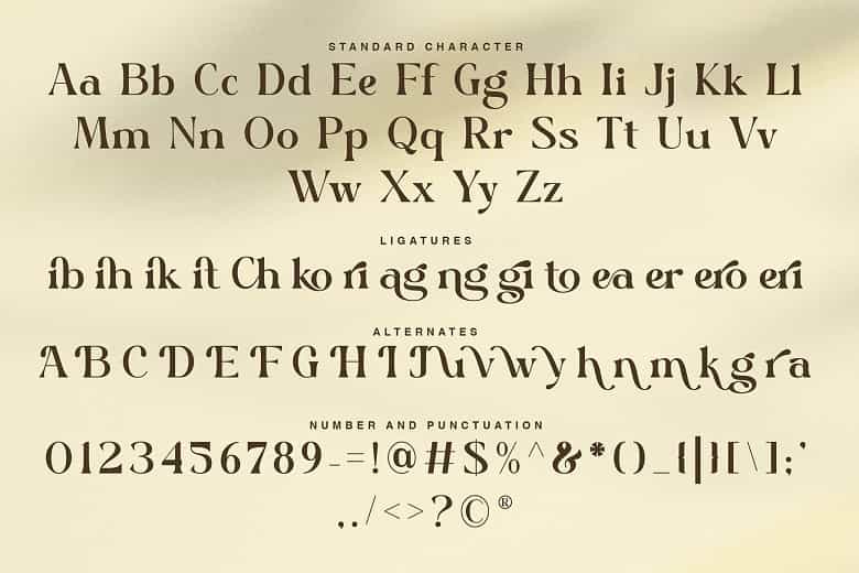 Chigero Font Image 3