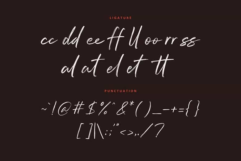 Renotis Brush Font Image 3