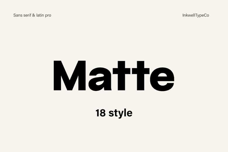 Matte Font Family Image 1