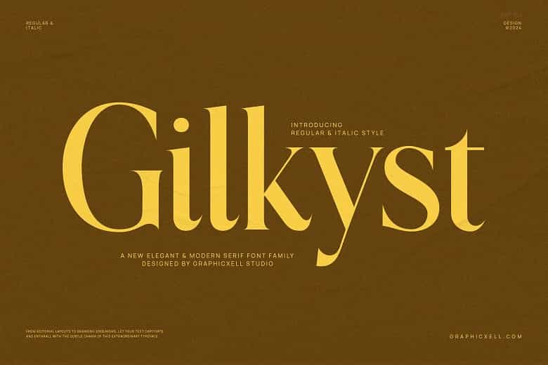 Gilkyst Font Image 1