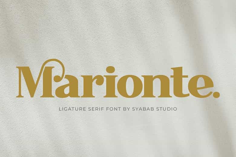Marionte Font Image 1