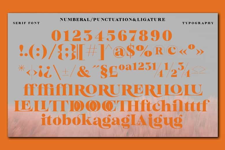 Bailsun Font Image 3