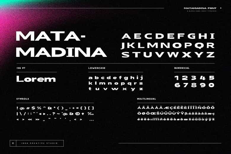 Matamadina Font Image 3