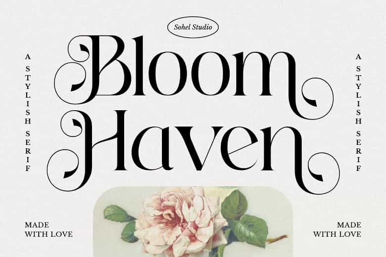Bloom Haven Font Image 1