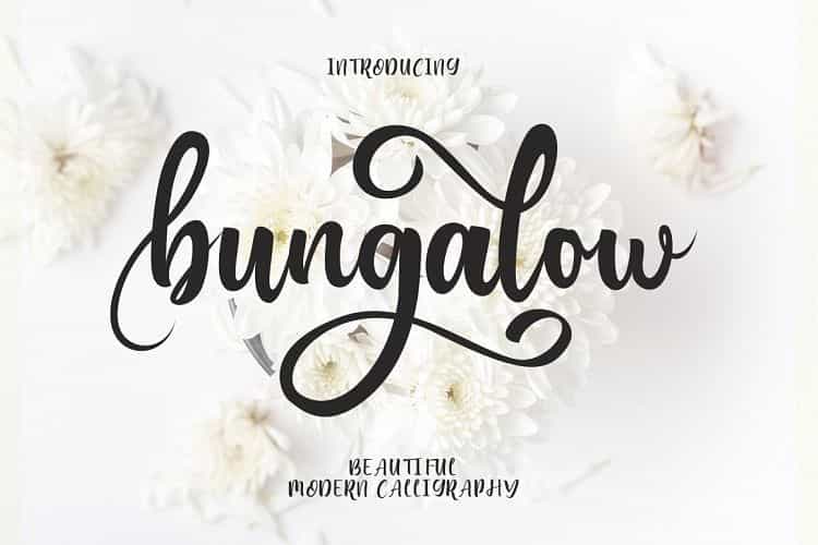 Bungalow Font Image 1