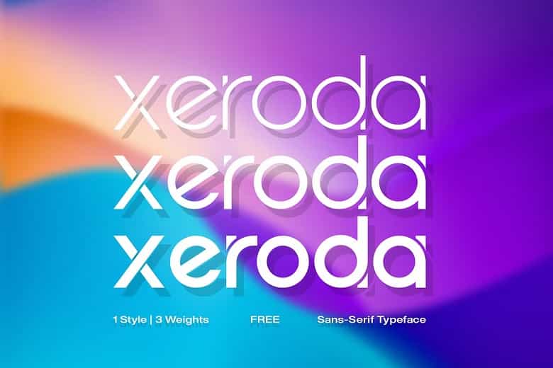 Xeroda Font Image 1