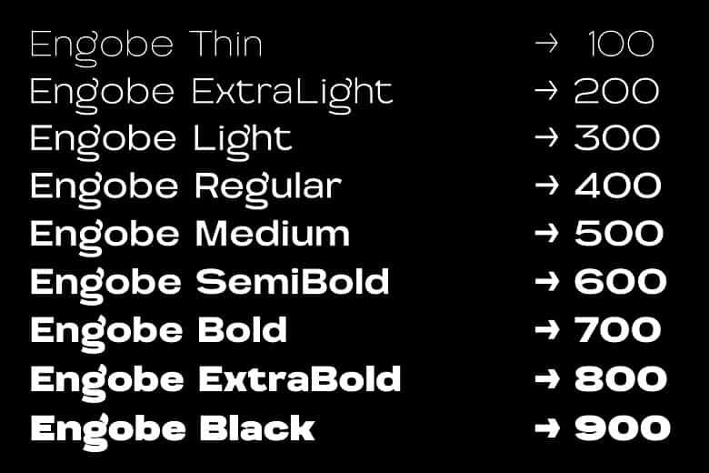 Engobe Font Image 2