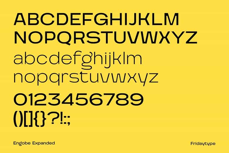 Engobe Font Image 3
