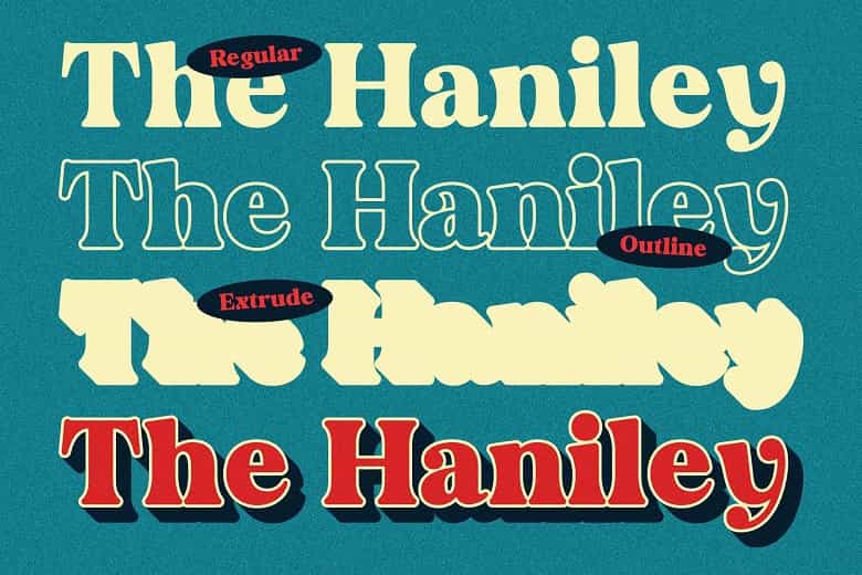 The Haniley Font Image 2