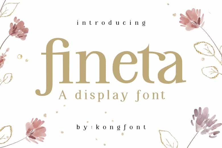 Fineta Font Image 1
