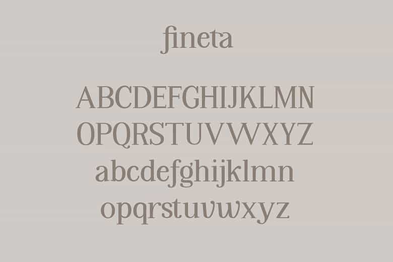 Fineta Font Image 2