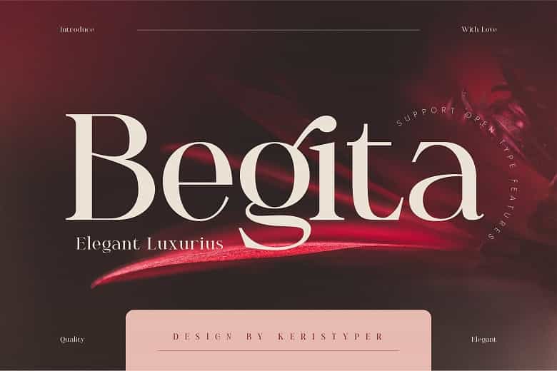 Begita Font Image 1