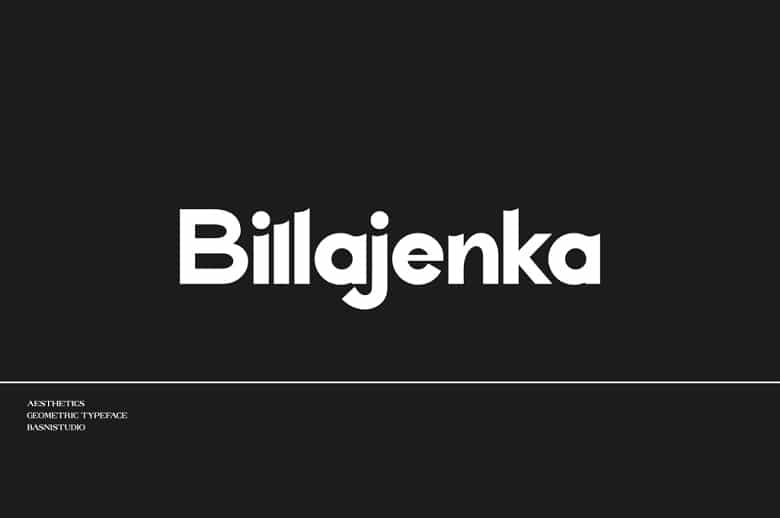 Billajenka Font Image 1