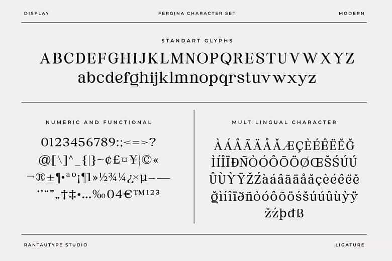 Fergina Font Image 3