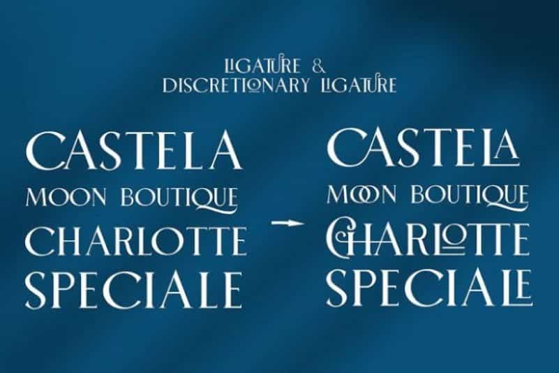 Rebeque Deco Serif Font Image 2