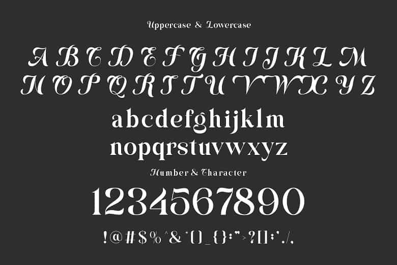 Monarach August Font Image 3