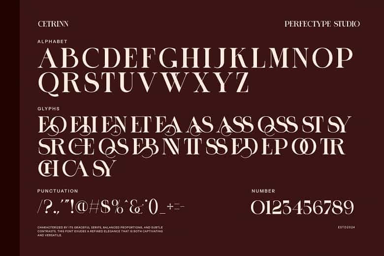 Cetrinn Font Image 3