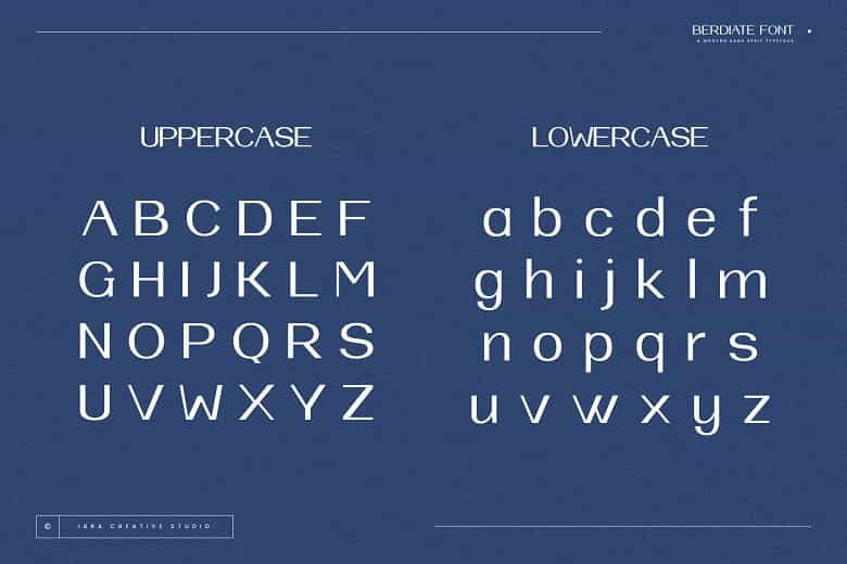 Berdiate Font Image 2