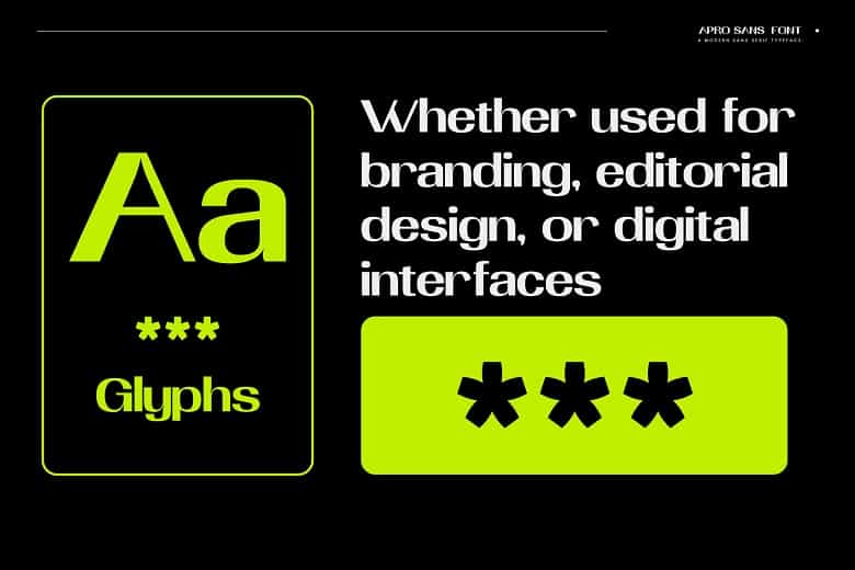 Apro Sans Font Image 2