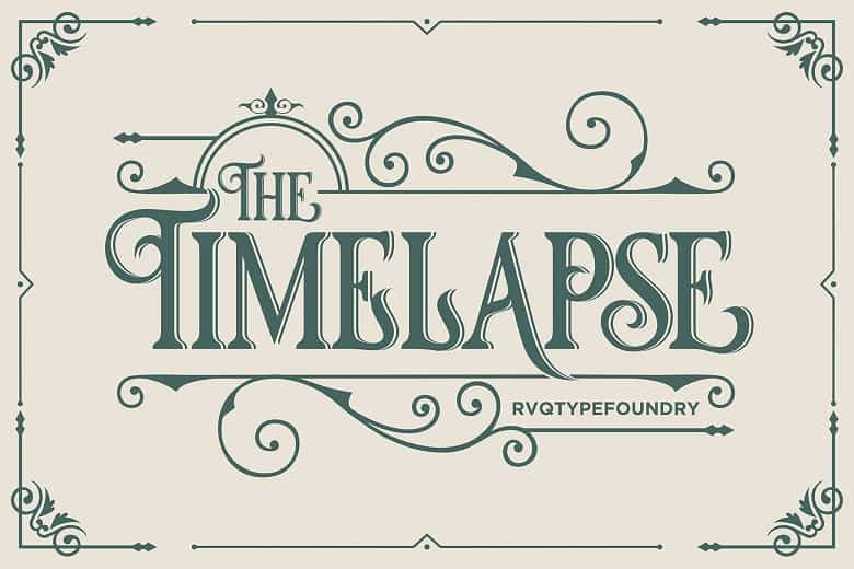 Timelapse Font Image 1
