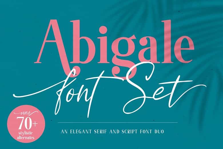 Abigale Font Duo Image 1