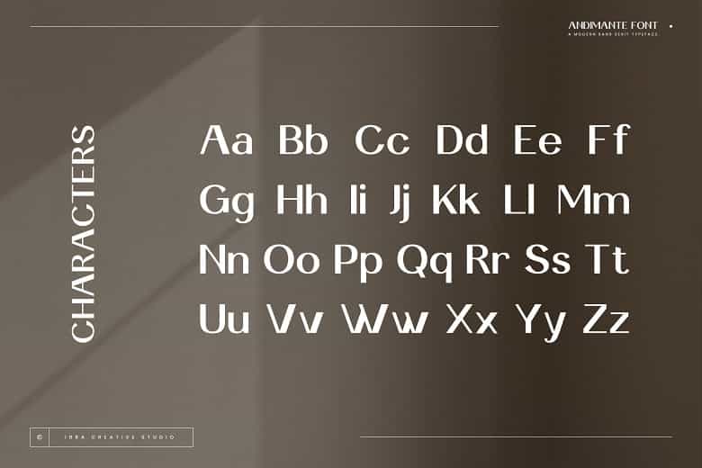 Andimante Font Image 2