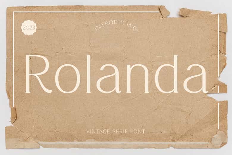 Rolanda Font Image 1