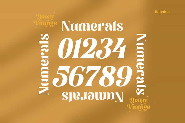 Brasty Vintage Font Image 3