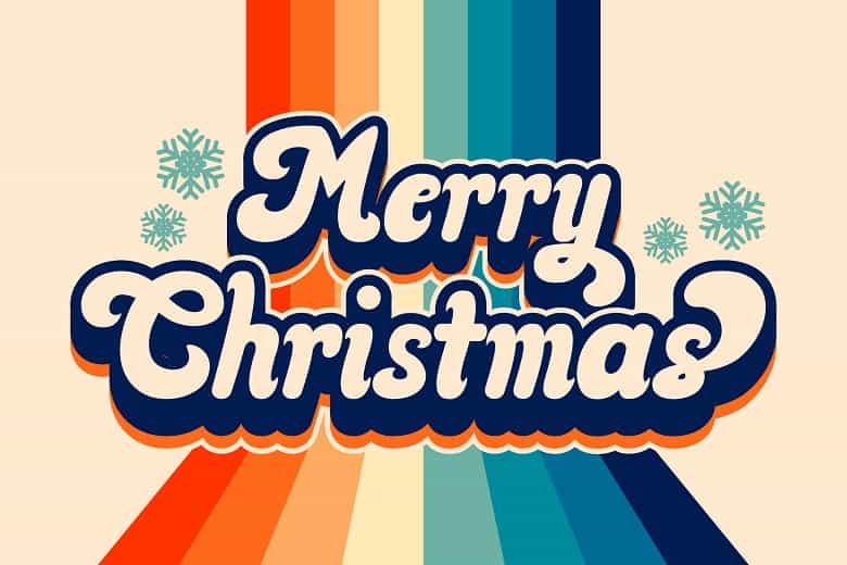 Christmas Groovy Font Image 2