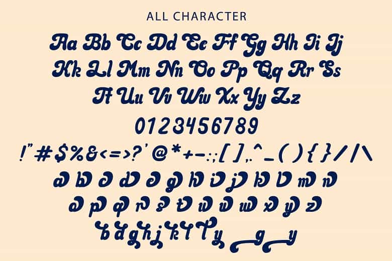 Christmas Groovy Font Image 3