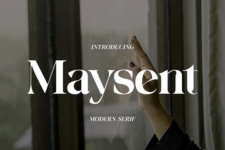 Maysent Font Image 1